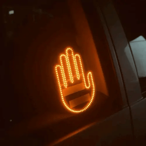 LED Hand Gesture Sign