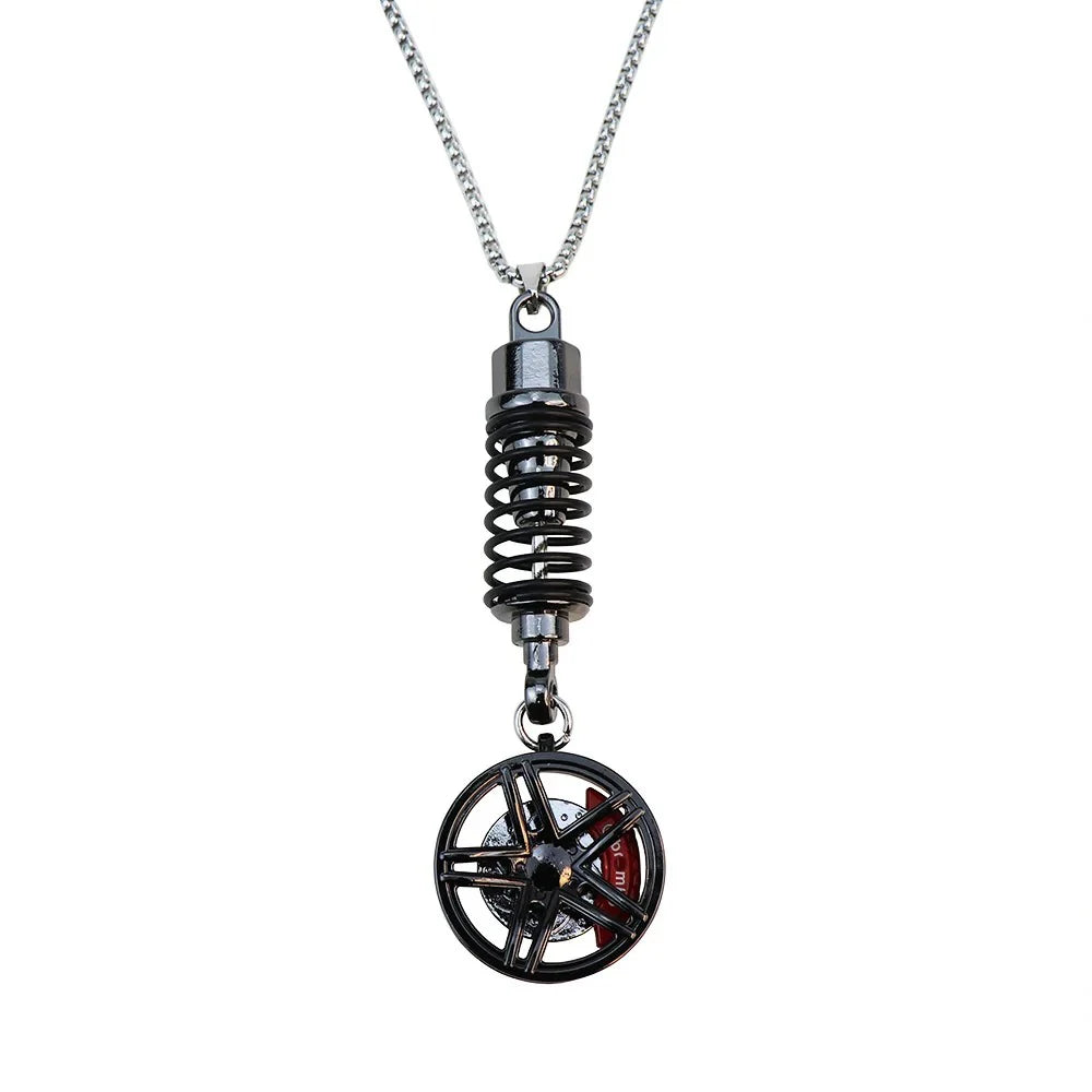 Wheel & Suspension Car Mirror Pendant