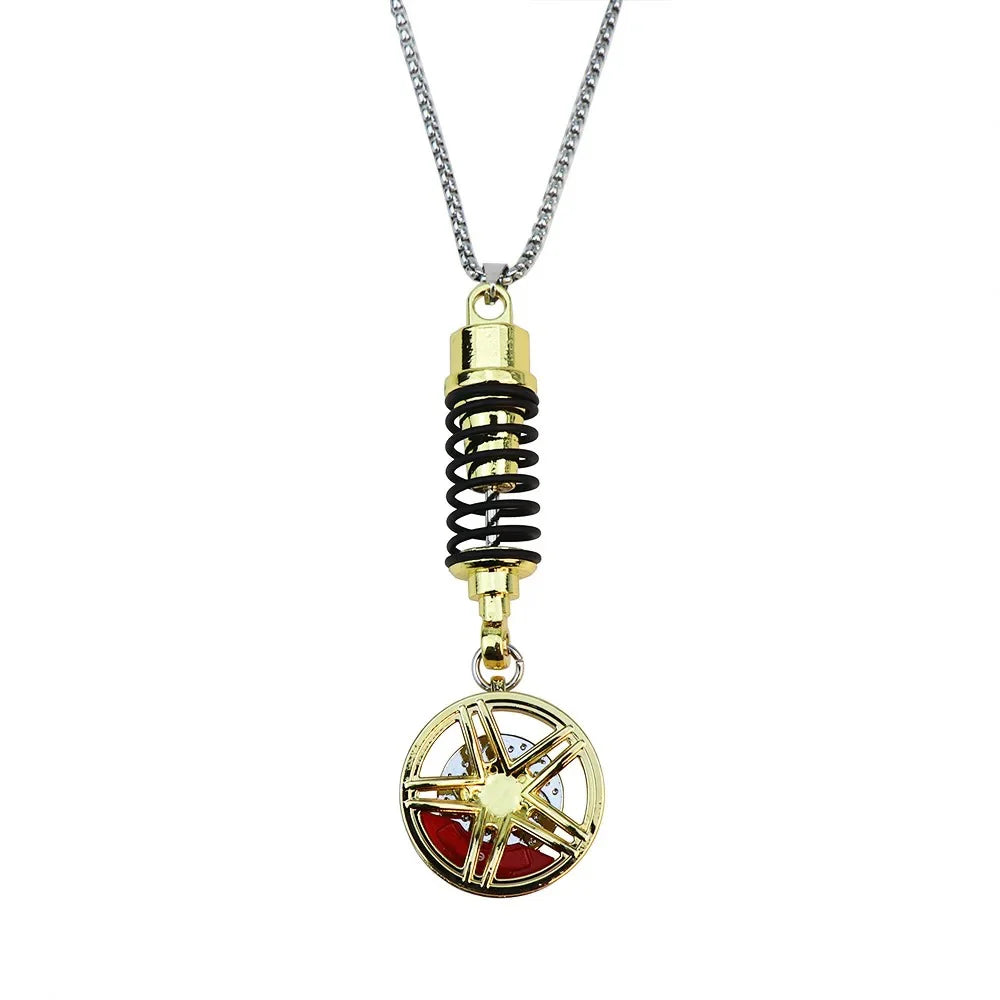 Wheel & Suspension Car Mirror Pendant