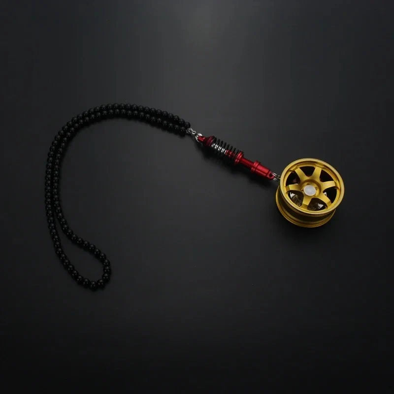 Wheel & Suspension Car Mirror Pendant