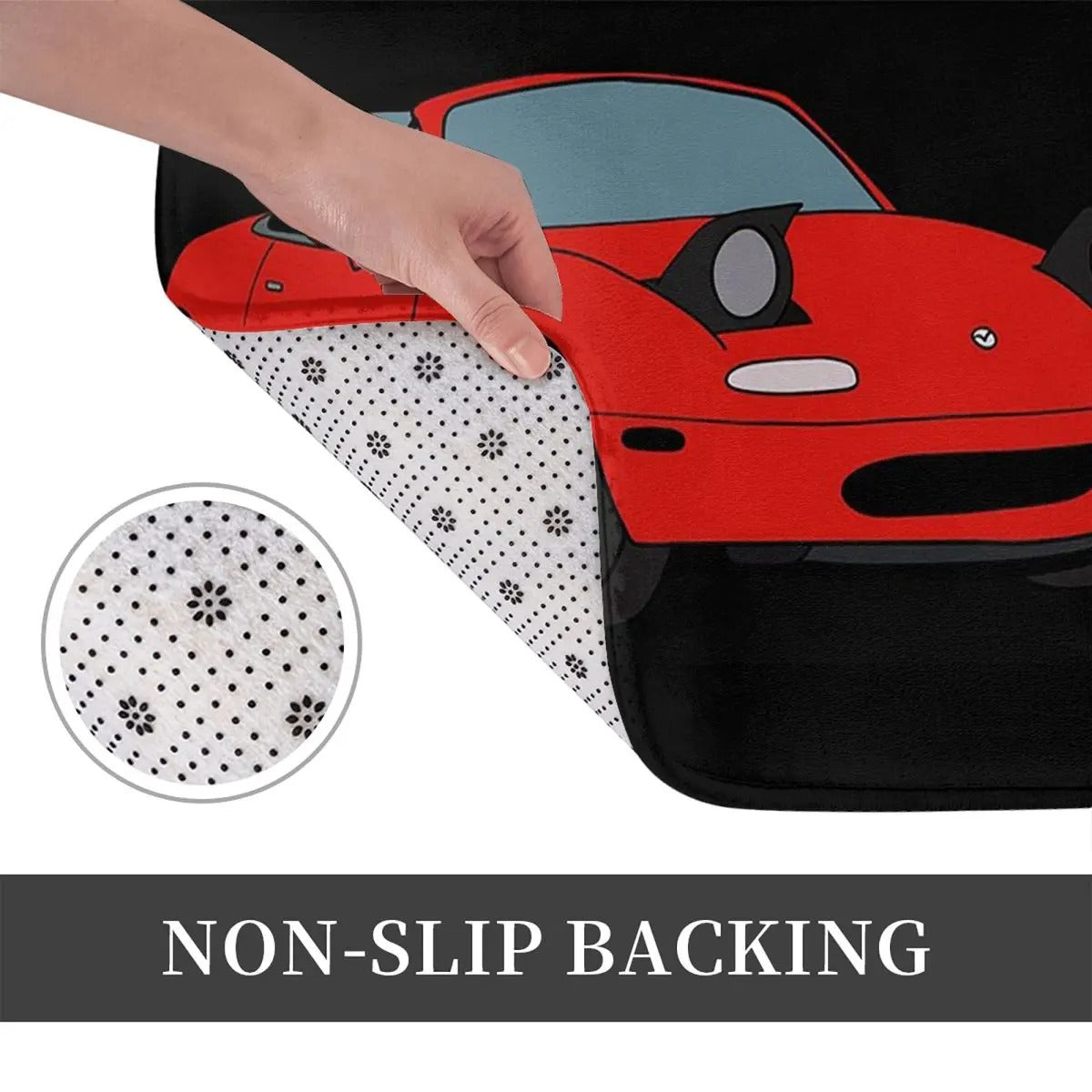 Mazda Miata floor/door matt 40X60 CM