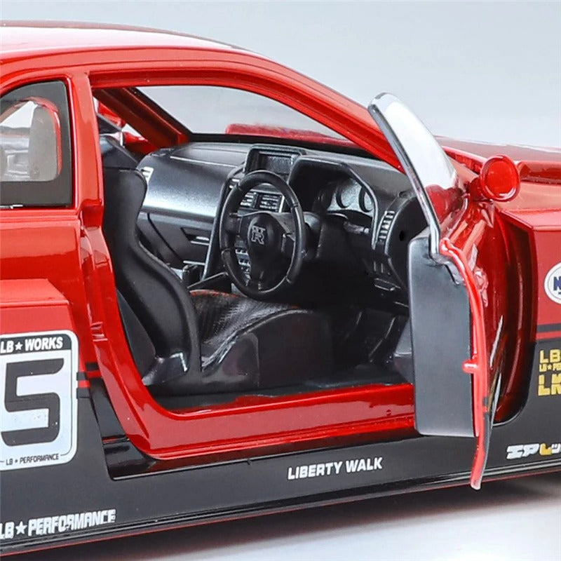 Nissan Skyline R34 GTR LBWK silhouette 1:24 model