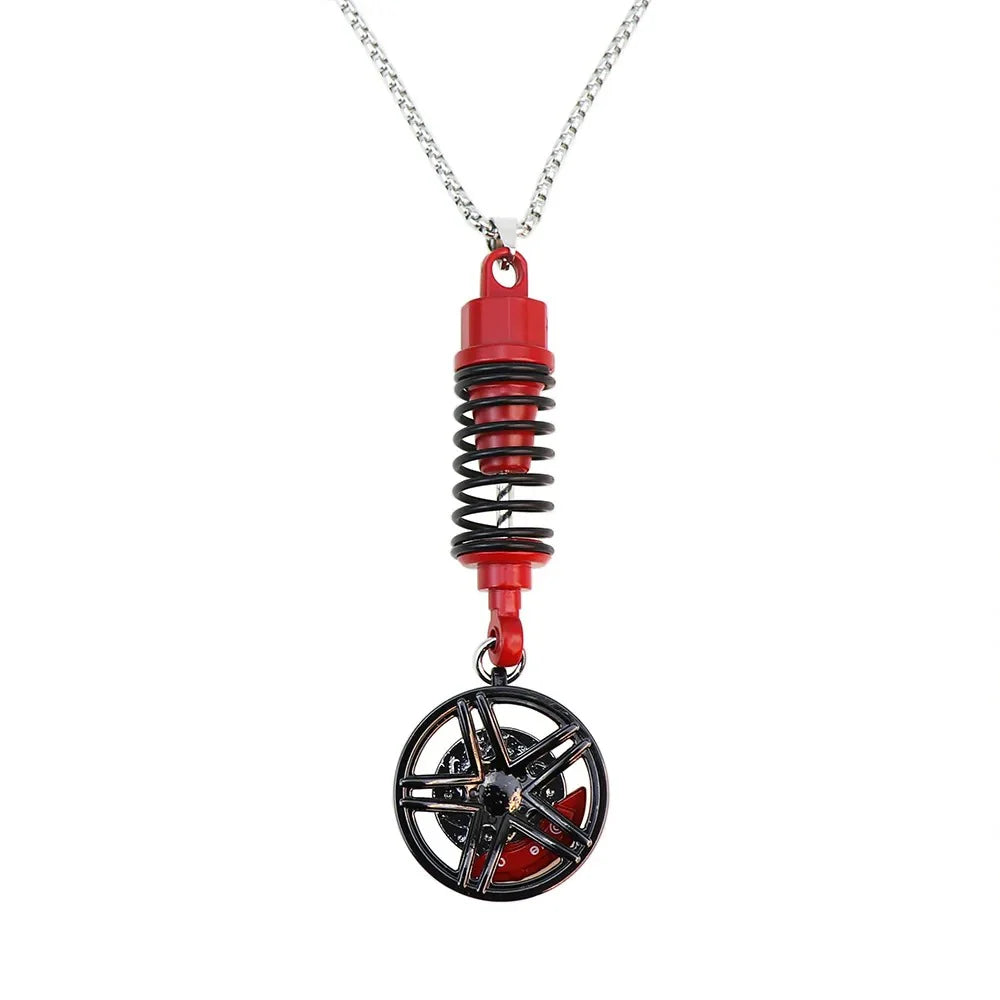 Wheel & Suspension Car Mirror Pendant