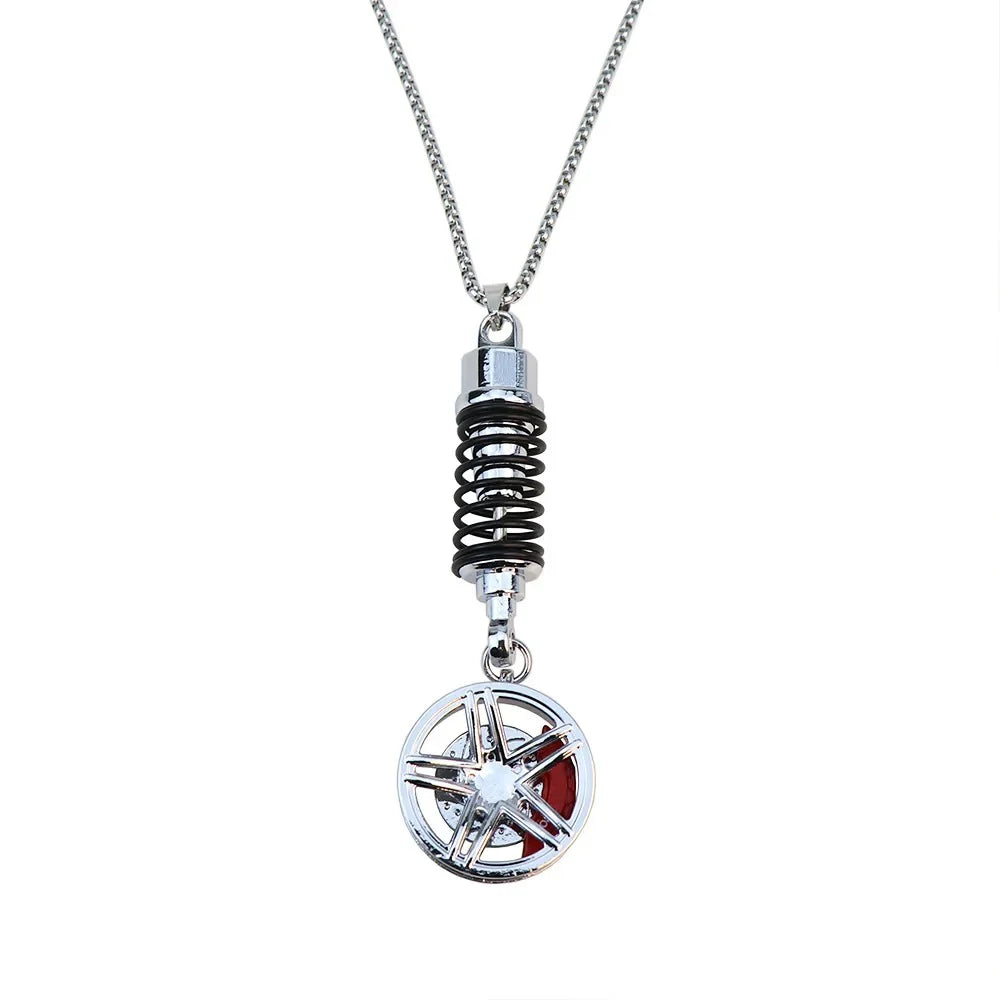 Wheel & Suspension Car Mirror Pendant